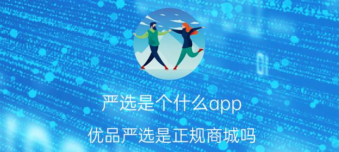 严选是个什么app 优品严选是正规商城吗？